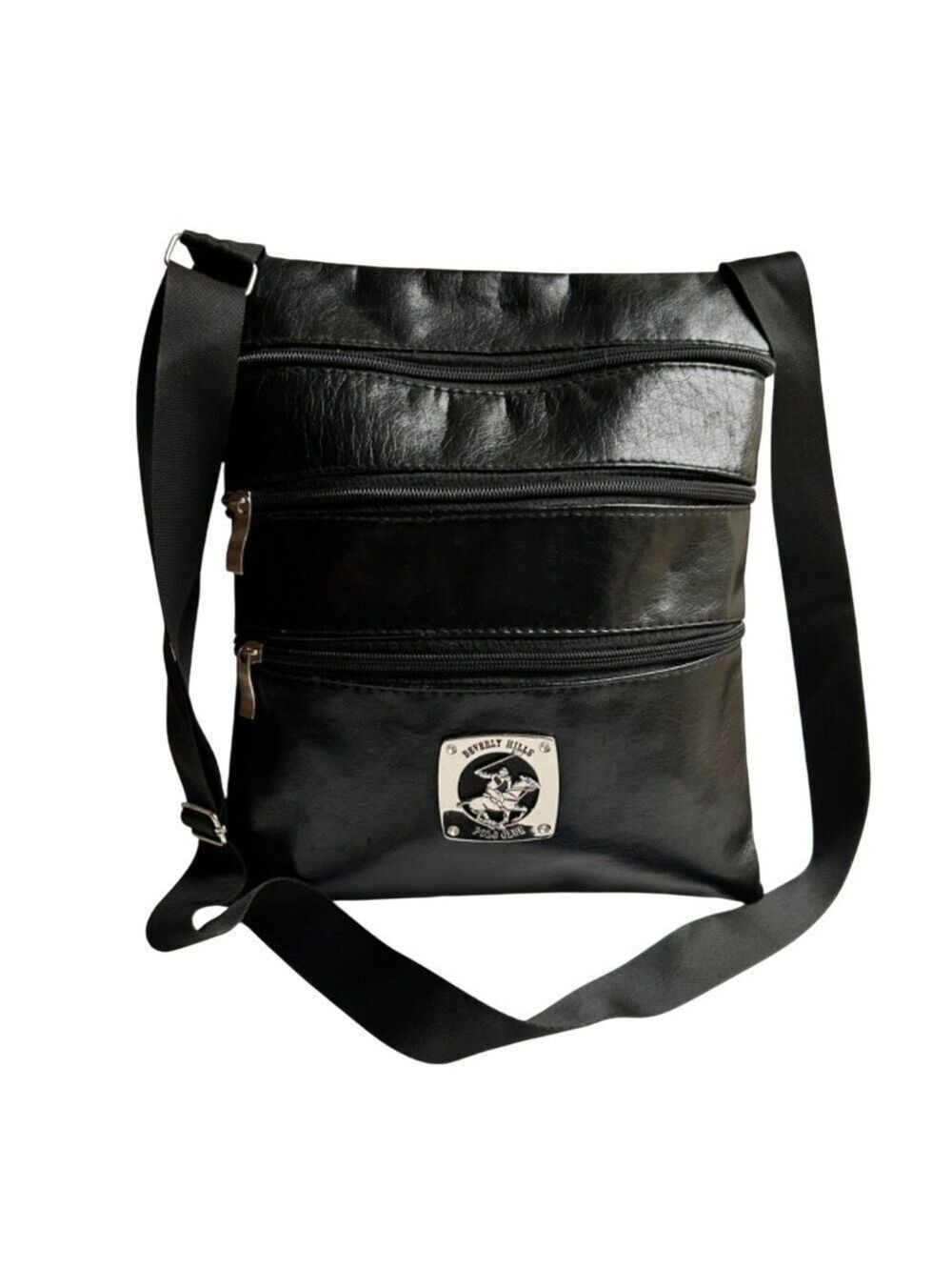 Beverly Hills Polo Club Vegan Leather Crossbody Bag